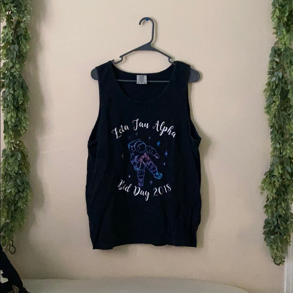Zeta Tau Alpha Bid Day tank